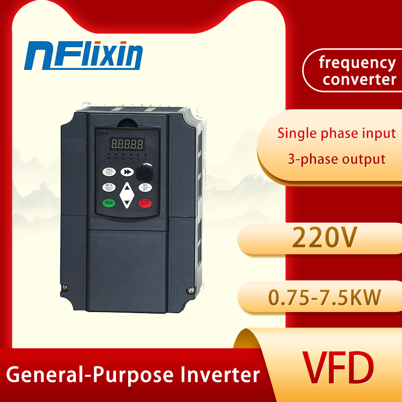 Vfd 2.2Kw Single Phase 220V - 220V VFD 1.5kw 2.2kw single-phase input