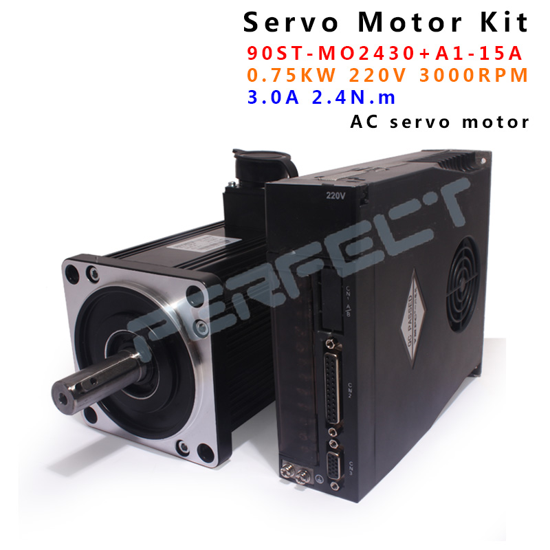 Servo Driver 750W Ac Servo Motor - 90ST-M02430 0.75KW 220V AC Servo motor