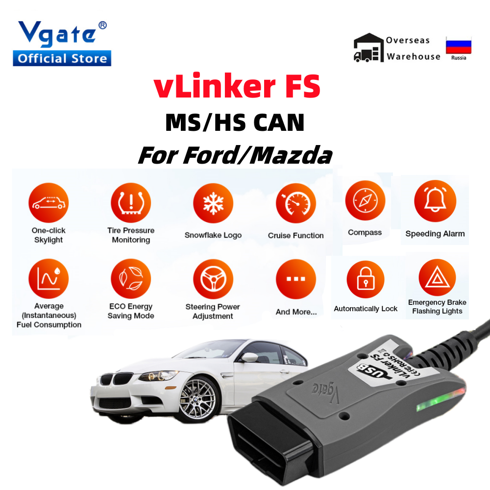 Vgate ELM327 vLinker FS USB OB - đánh giá và giá Vfd With Brake Resistor