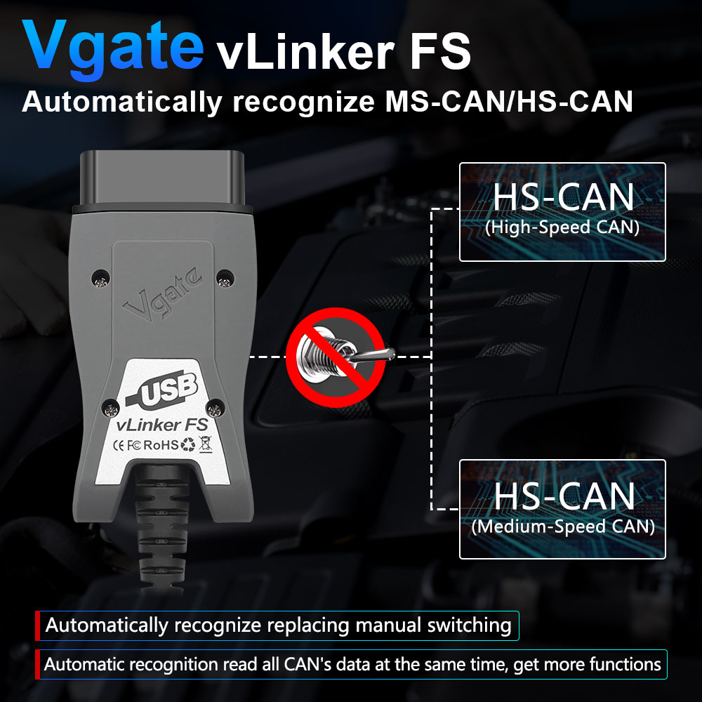 Vgate ELM327 vLinker FS USB OB - đánh giá và giá Vfd With Brake Resistor