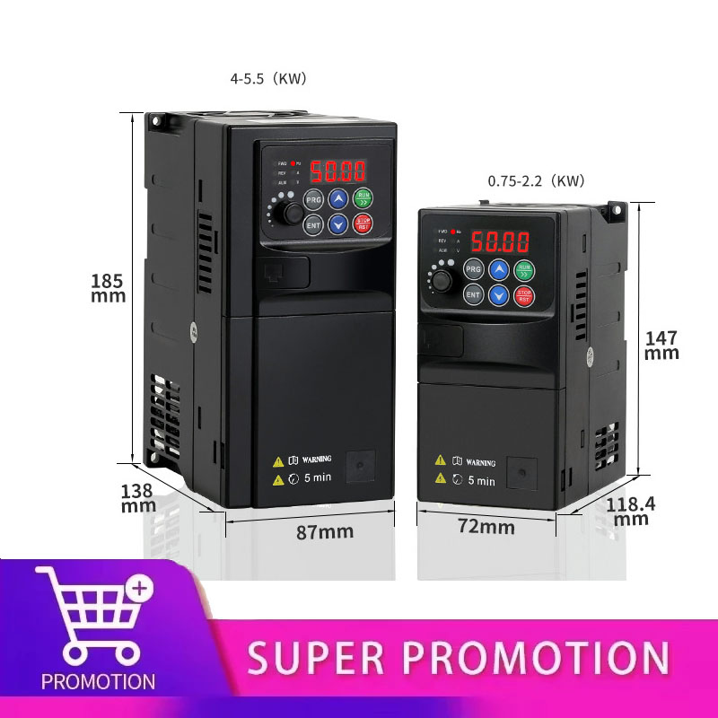 1.5/2.2/3.7/5.5/7.5KW VFD Freq - đánh giá và giá Vfd 7.5Kw Inverter Motor