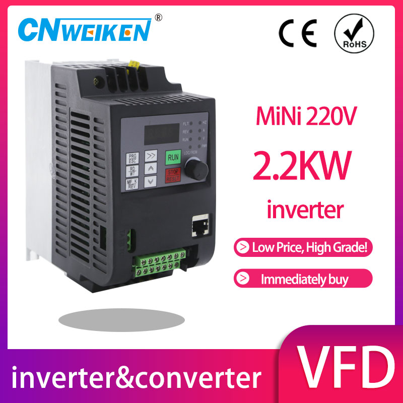 0.75KW - 2.2KW MINI 220v to Th - đánh giá và giá Vfd 0.75Kw Mini Inverter