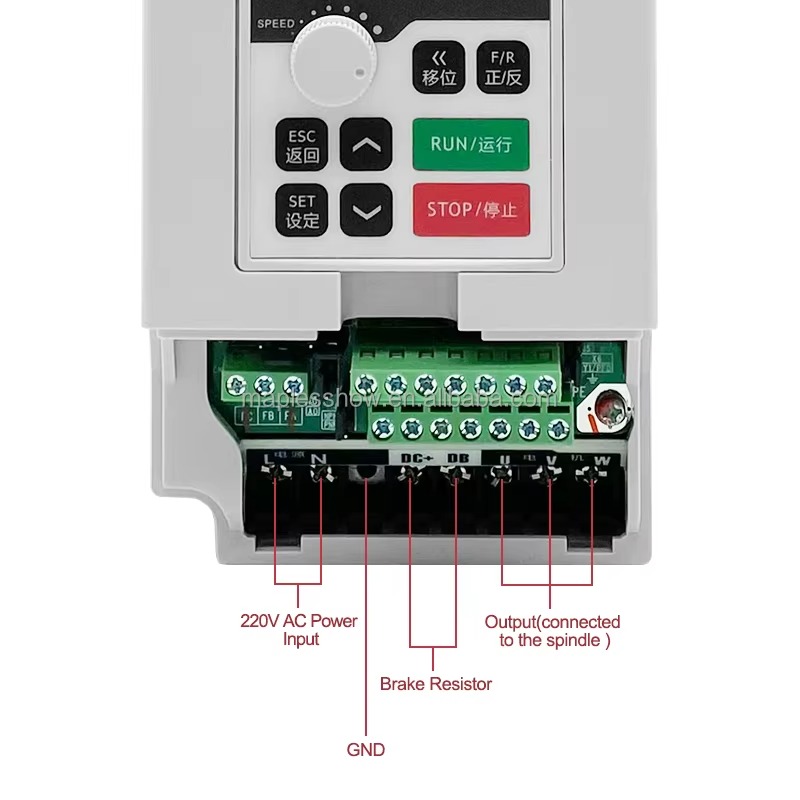 VFD 220V Single Phase or 3 Pha - đánh giá và giá Vfd 7.5Kw Inverter Motor