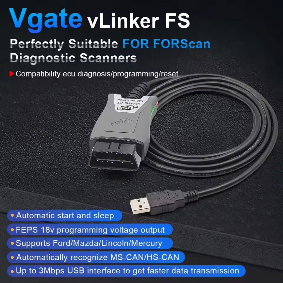 Vgate VLinker FS USB ELM327, t - đánh giá và giá Vfd With Brake Resistor
