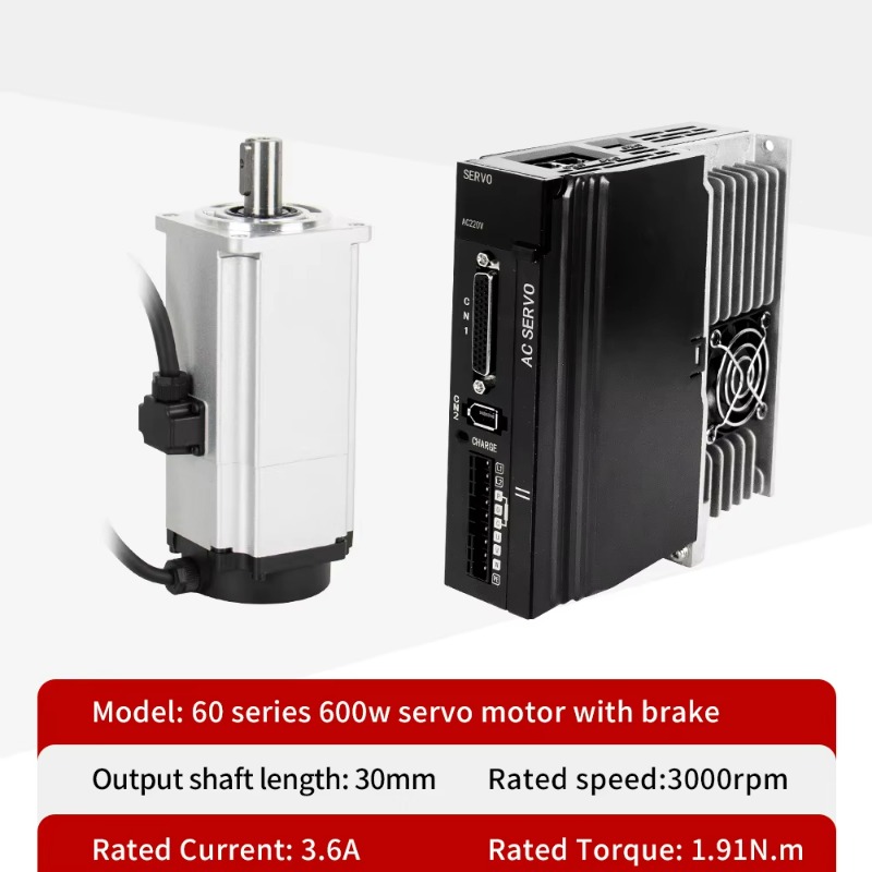 60ST 3000RPM AC Servo Motor Fl - đánh giá và giá Servo Motor 400W With Driver