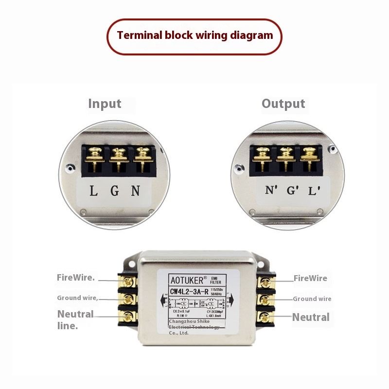 EMI Power Filter 115V/220V250V - đánh giá và giá Vfd Emi Filter 3 Phase