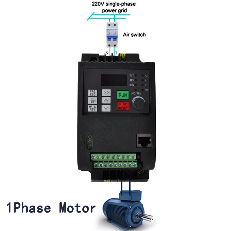 2.2KW 220V VFD Single Phase In - đánh giá và giá Vfd 2.2Kw Single Phase 220V