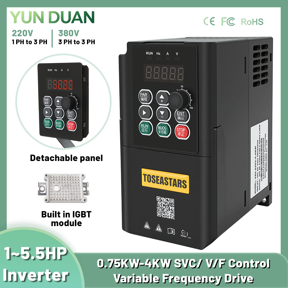 750W 1.5KW 2.2KW 4KW Variable  - đánh giá và giá Vfd 1.5Kw 220V Vector Control