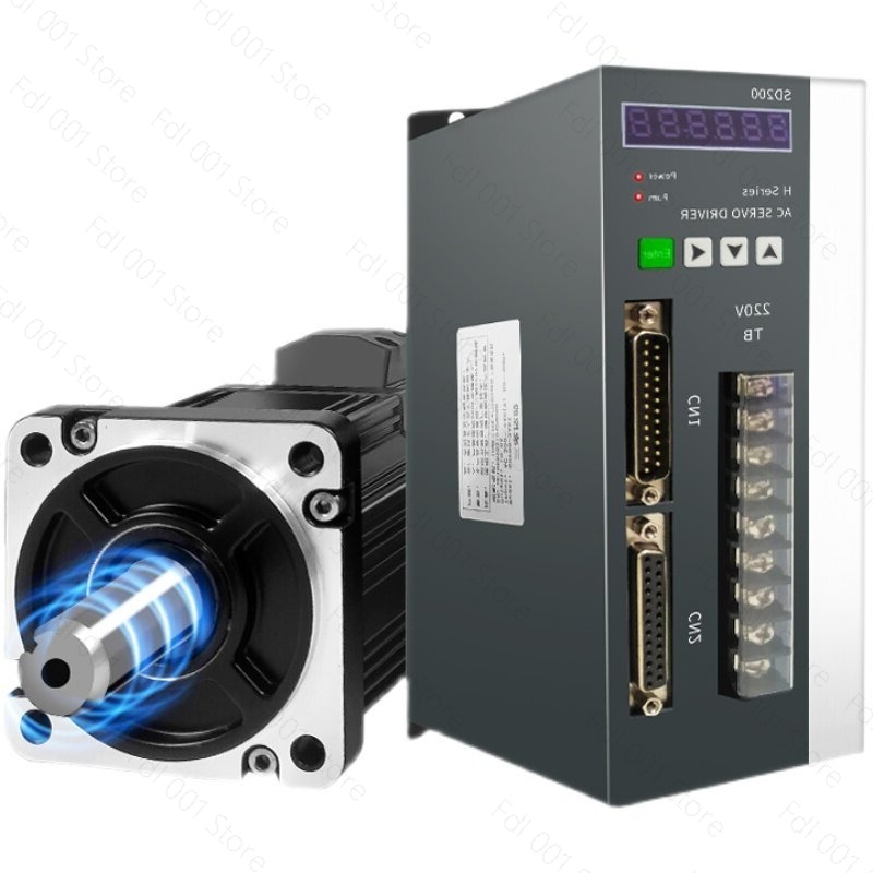 60/80/110/130 servo motor set  - đánh giá và giá Servo Driver 750W Ac Servo Motor