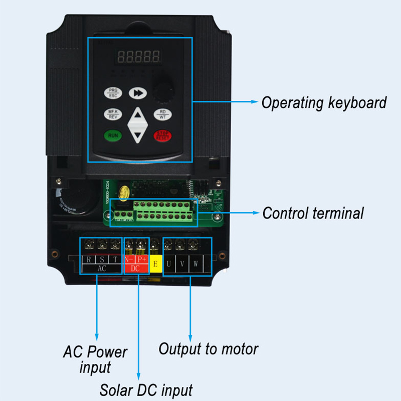 VFD 220V 11KW 15HP Solar Varia - đánh giá và giá Vfd 11Kw Pump Controller