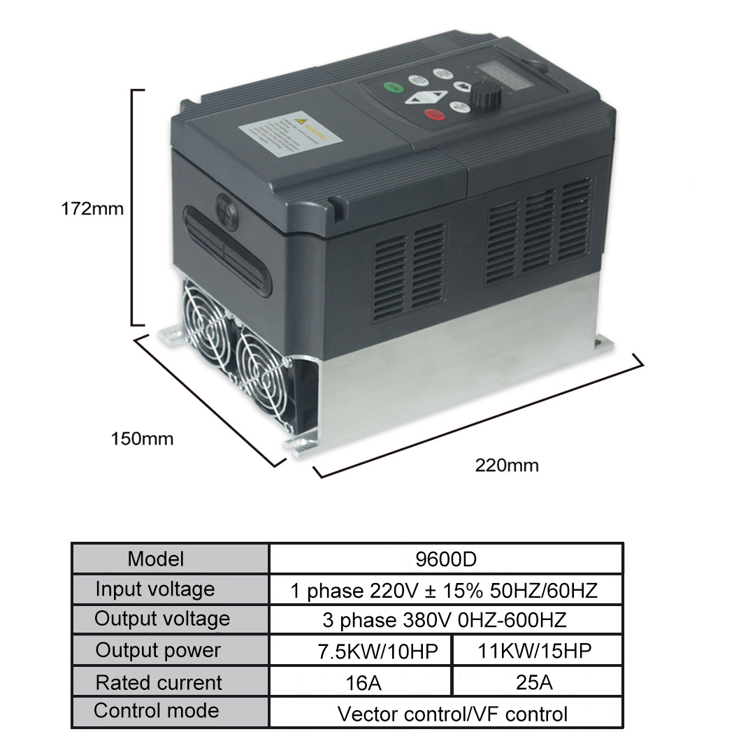 7.5kW Variable Frequency Drive - đánh giá và giá Vfd 7.5Kw Inverter Motor