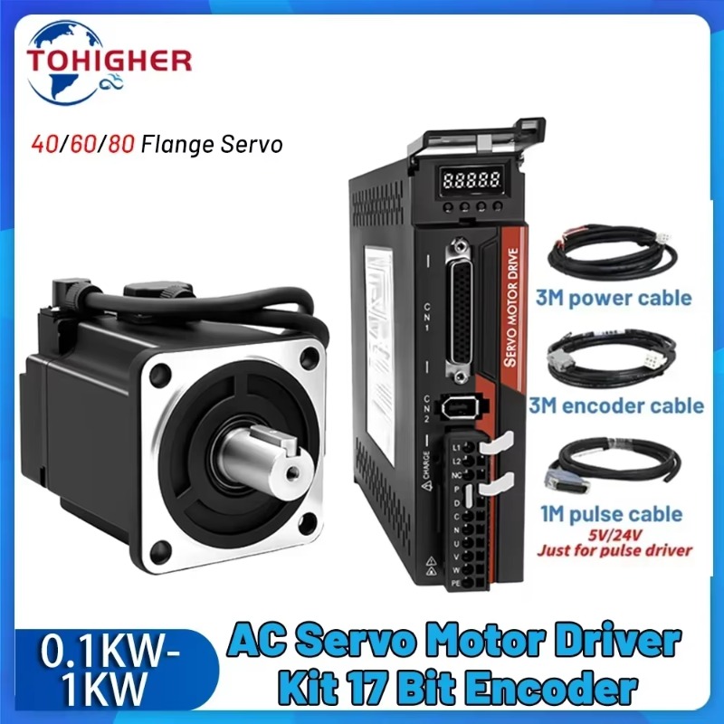 【Smart】AC Servo Motor Kit 100W - đánh giá và giá Servo Motor 400W With Driver