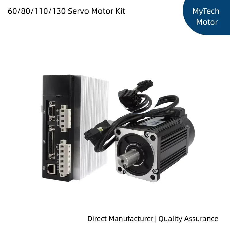 40-130 Frame Size 400W 750W AC - đánh giá và giá Servo Motor 400W With Driver