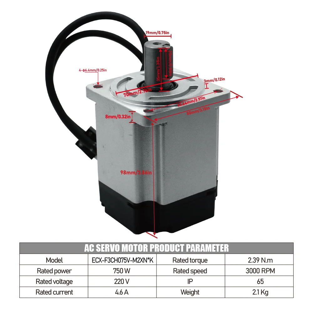 750W AC Servo Motor & ECX Ethe - đánh giá và giá Servo Driver 750W Ac Servo Motor