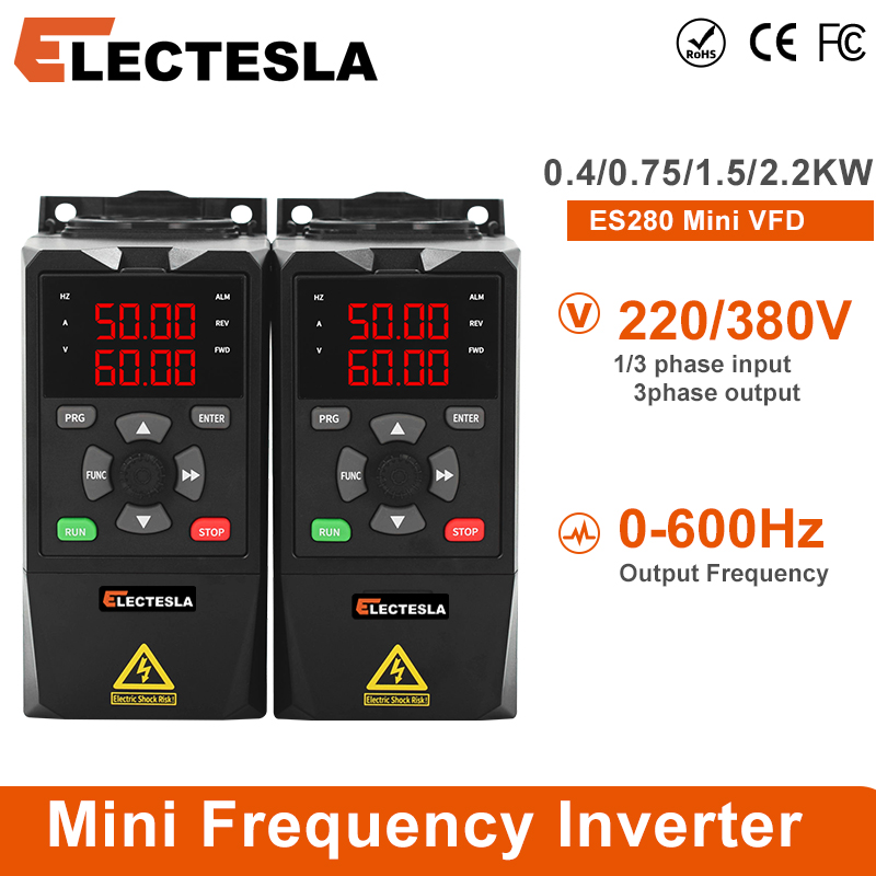 ES280 220V 380V 0.75KW/1.5KW/2 - đánh giá và giá Vfd 0.75Kw Mini Inverter