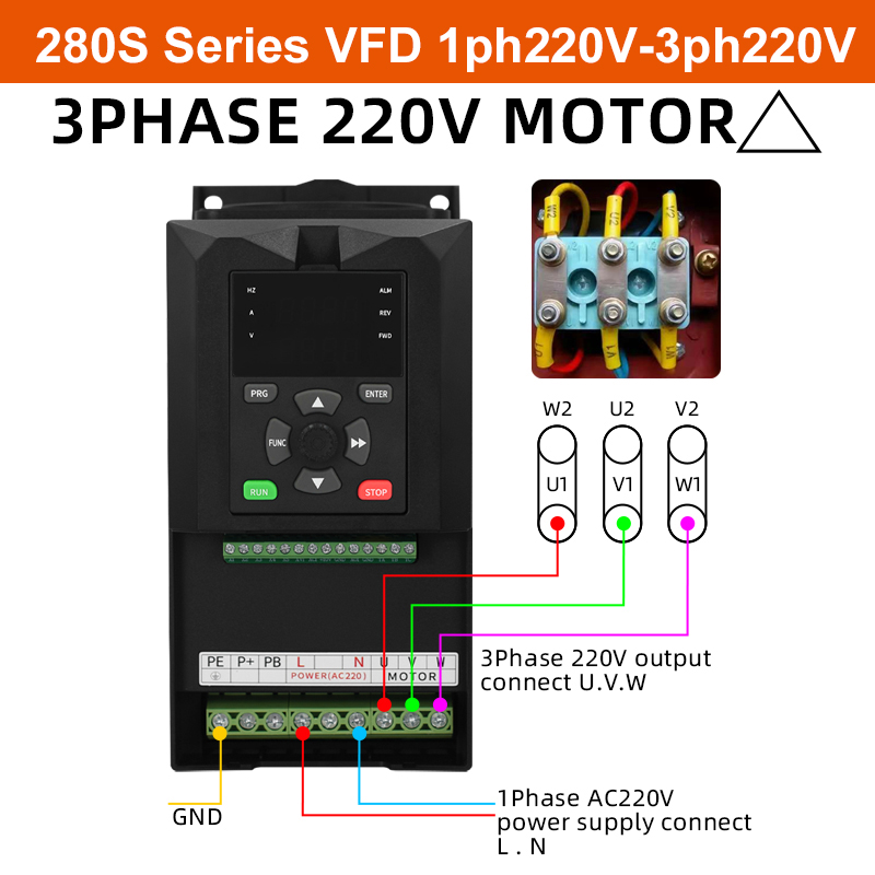 ES280 220V 380V 0.75KW/1.5KW/2 - đánh giá và giá Vfd 0.75Kw Mini Inverter