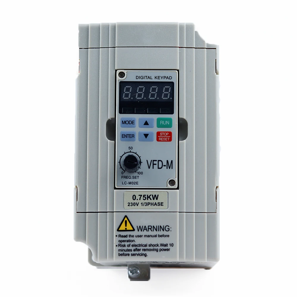 VFD-M Series Ultra Low Noise M - đánh giá và giá Vfd 0.75Kw Mini Inverter