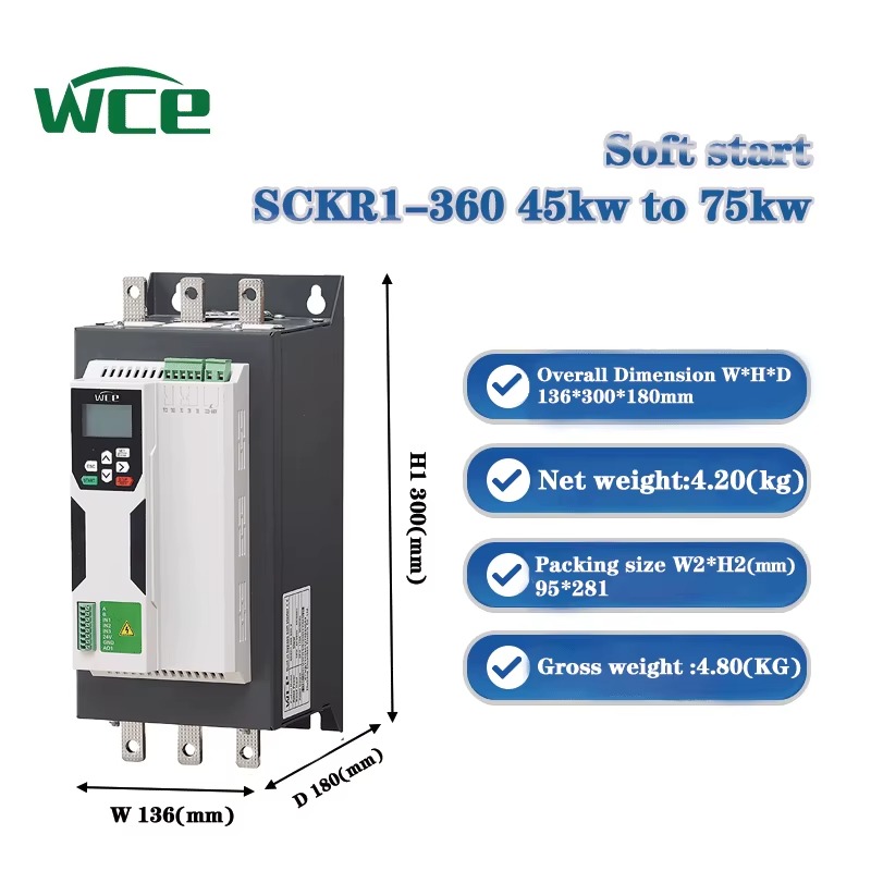 30KW Motor Soft Starter Built  - đánh giá và giá Soft Starter 30Kw Motor