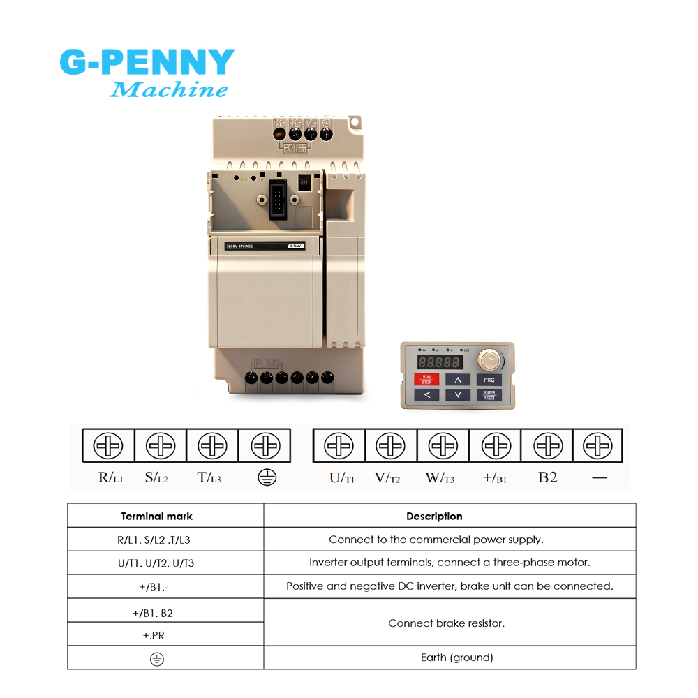 G-Penny 3.7kw‌ 220V/380V Vecto - đánh giá và giá Variable Frequency Drive 3 Phase 380V