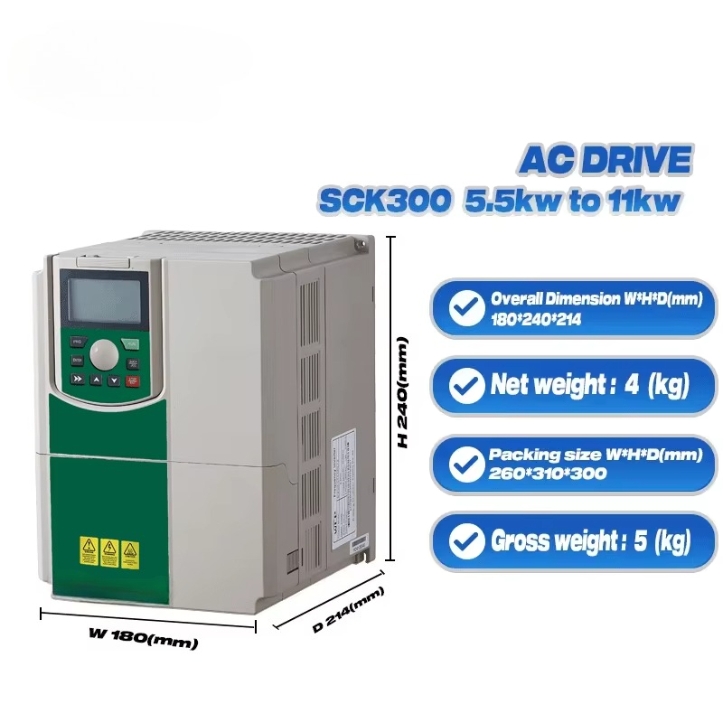 Industrial Grade 3Phase VFD In - đánh giá và giá Vfd 7.5Kw Inverter Motor