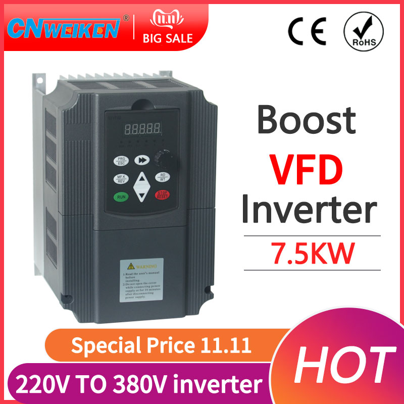 7.5KW 220V Single-phase Invert - đánh giá và giá Vfd 2.2Kw Single Phase 220V