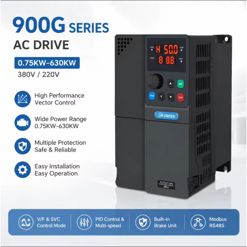 3 Phase 380V AC Drive VFD Inve - đánh giá và giá Vfd 11Kw Pump Controller