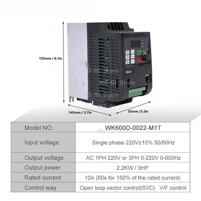 Single Output 220V Motor Speed - đánh giá và giá Vfd 2.2Kw Single Phase 220V