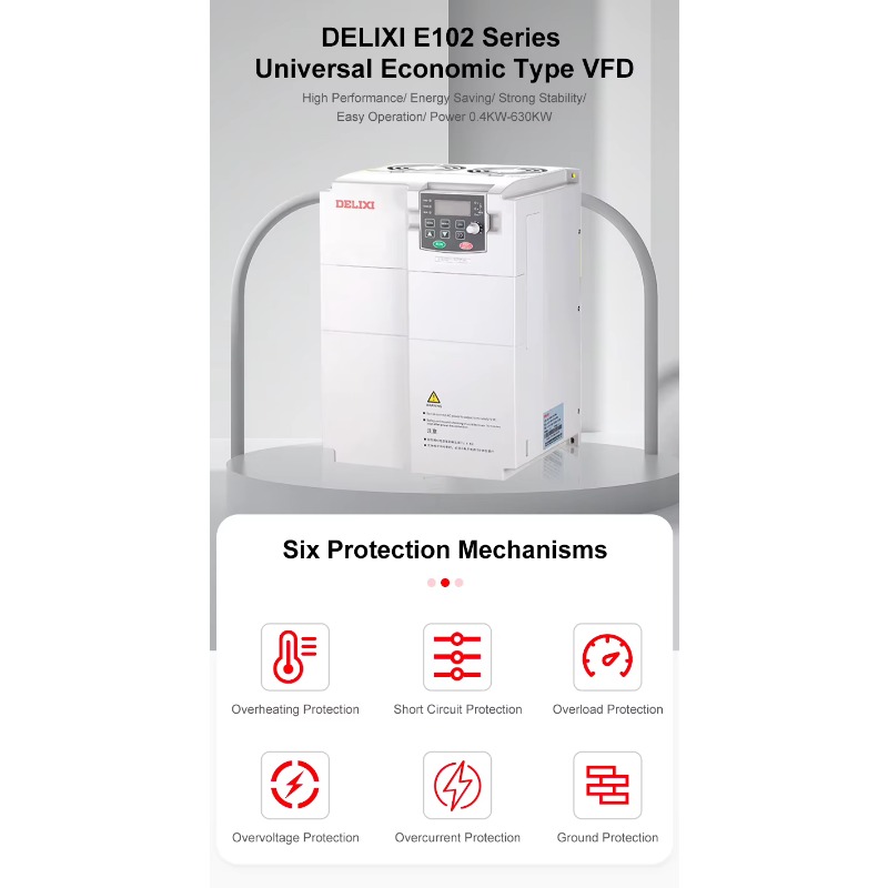 30hp Vfd 5.5kw to 75kw Single  - đánh giá và giá Variable Frequency Drive 3 Phase 380V