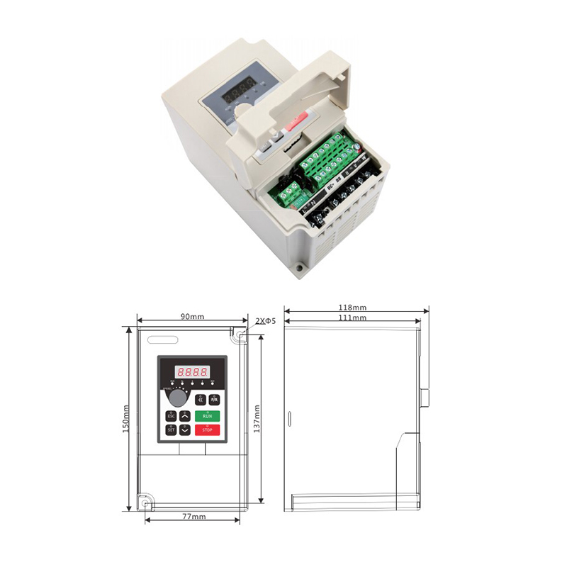 220v 1.5kw VFD Variable Freque - đánh giá và giá Vfd 1.5Kw 220V Vector Control