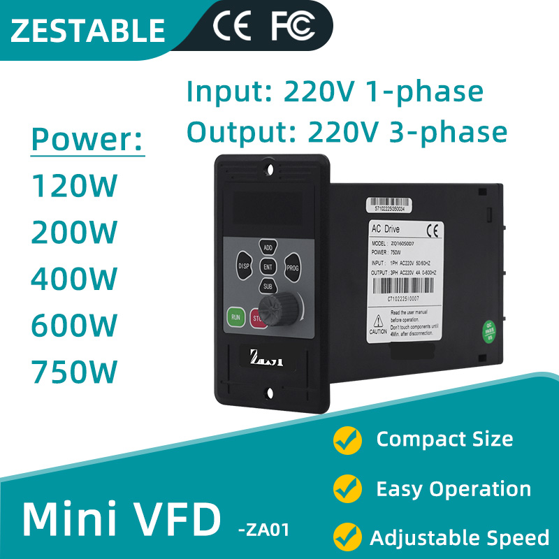 Economical Mini VFD Variable F - đánh giá và giá Vfd 0.75Kw Mini Inverter