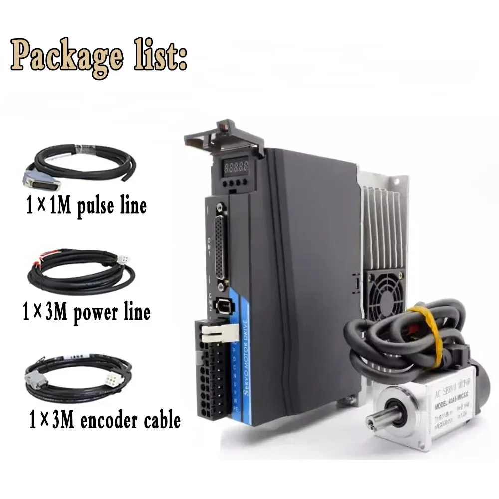 AC Servo Motor Driver Kit 400W - đánh giá và giá Servo Motor 400W With Driver