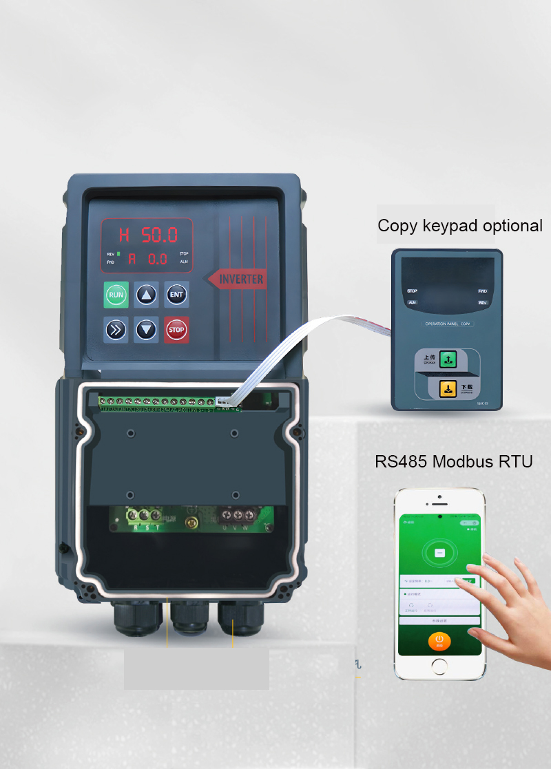 IP66 M980-0110G3 11kW 380V 3 P - đánh giá và giá Vfd 11Kw Pump Controller