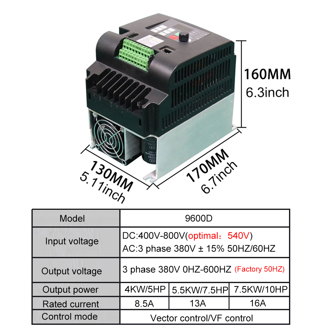 1,5/2,2/4/5,5/7,5/11KW, điện á - đánh giá và giá Vfd 11Kw Pump Controller