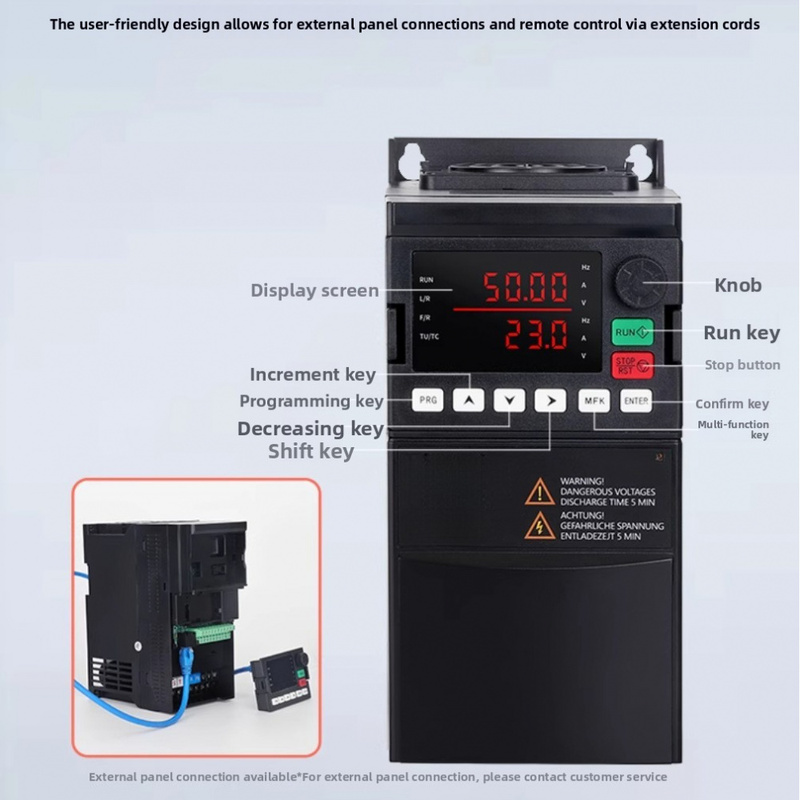 VFD External Membrane Keypad P - đánh giá và giá Vfd Remote Keypad Panel